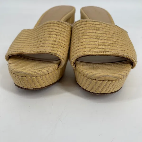 Veronica Beard DALI Woman's Woven Textured Platform Sandals‎ Size 7 Luxury - Image 4