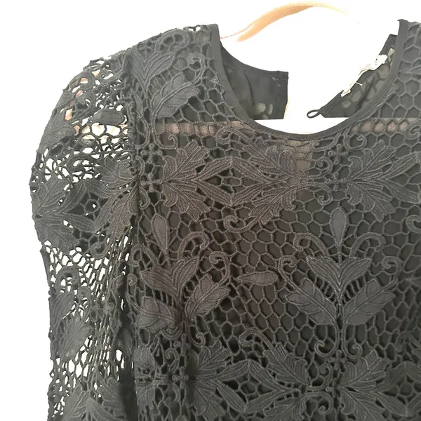 STEVIE‎ MAY Pleasant Surprise Crochet Top Sz Small - Image 4