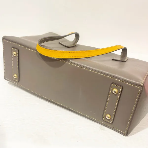Dooney & Bourke Leather Small Shannon Tote Grey Leather Gold Hardware‎ - Image 5