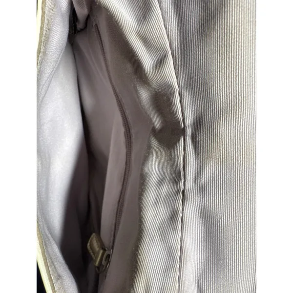 Coach Cream Leather Flap Buckle Crossbody Bag‎ Gold Accents - Image 11
