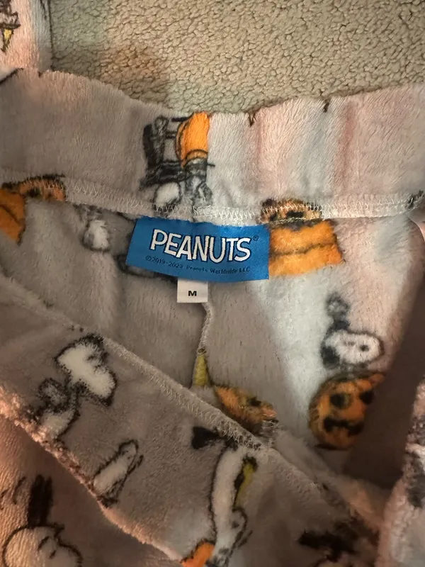 Peanuts pajama pants Gray Size M - Image 3