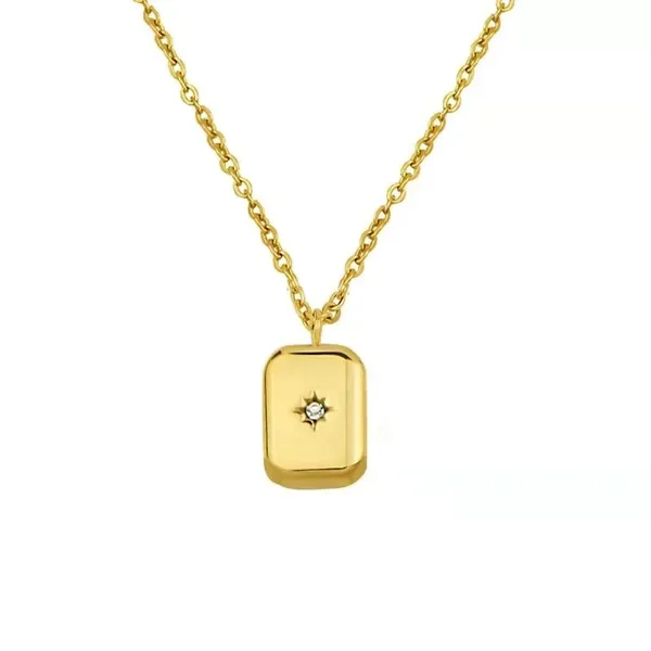 Gold Plated Stainless Steel Star Chain - Image 4