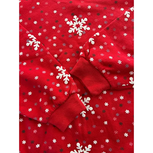 Vintage 90s Spumoni by Franko Christmas Skating Bears Sweatshirt Women's Medium - Image 11