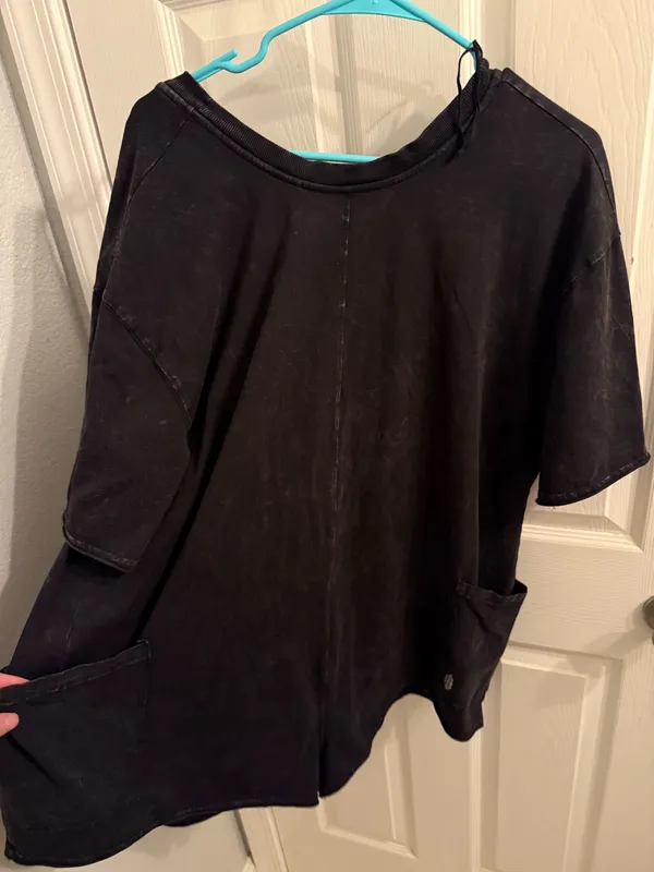 Hot Shot Tee Romper FP Movement Washed Black Medium - Image 4