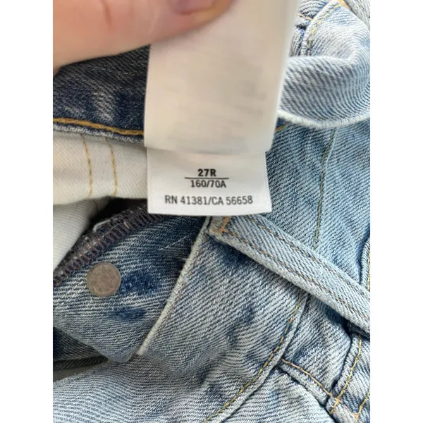 Polo Ralph Lauren Avery Jeans Size 27 High Rise Button Fly Patchwork Ankle - Image 10