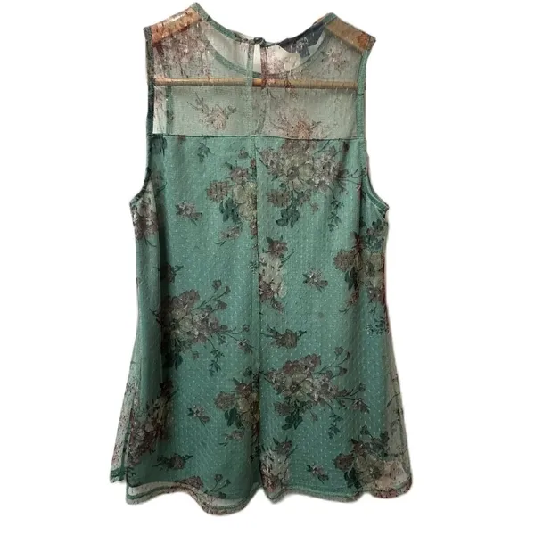 Apt.9 Women’s Multicolor Floral Sleeveless Top Size‎ Small - Image 6