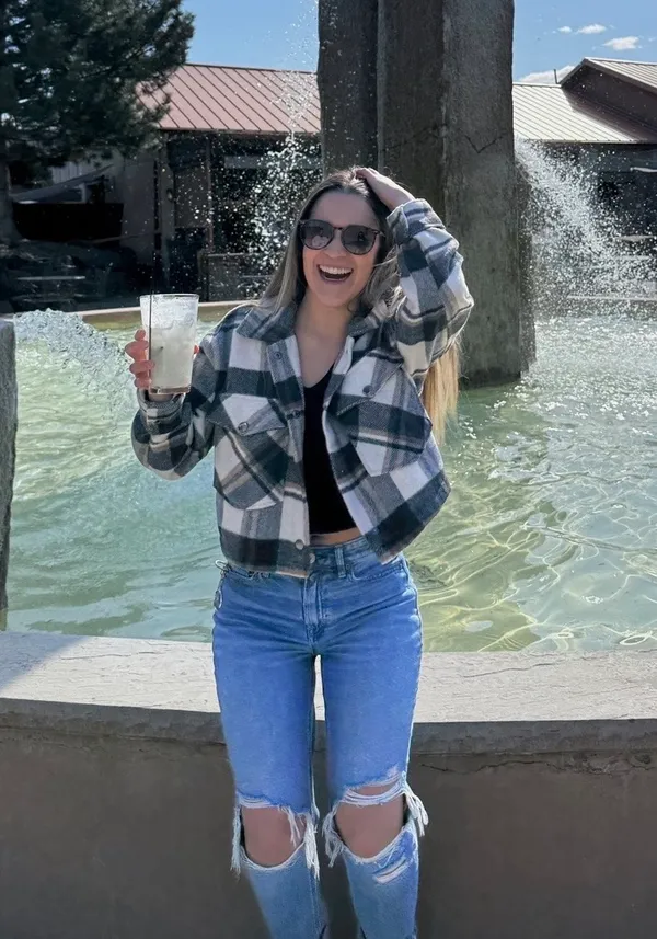 Medium Wash Strigid Ripped Mom Jeans - Image 7