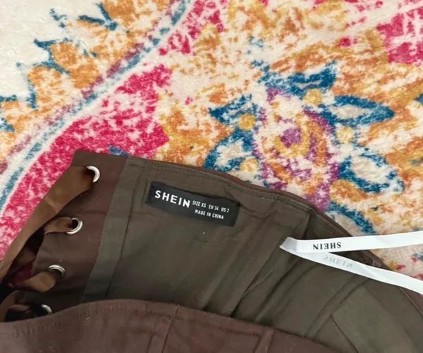 SheIn brown cropped corset top - Image 3