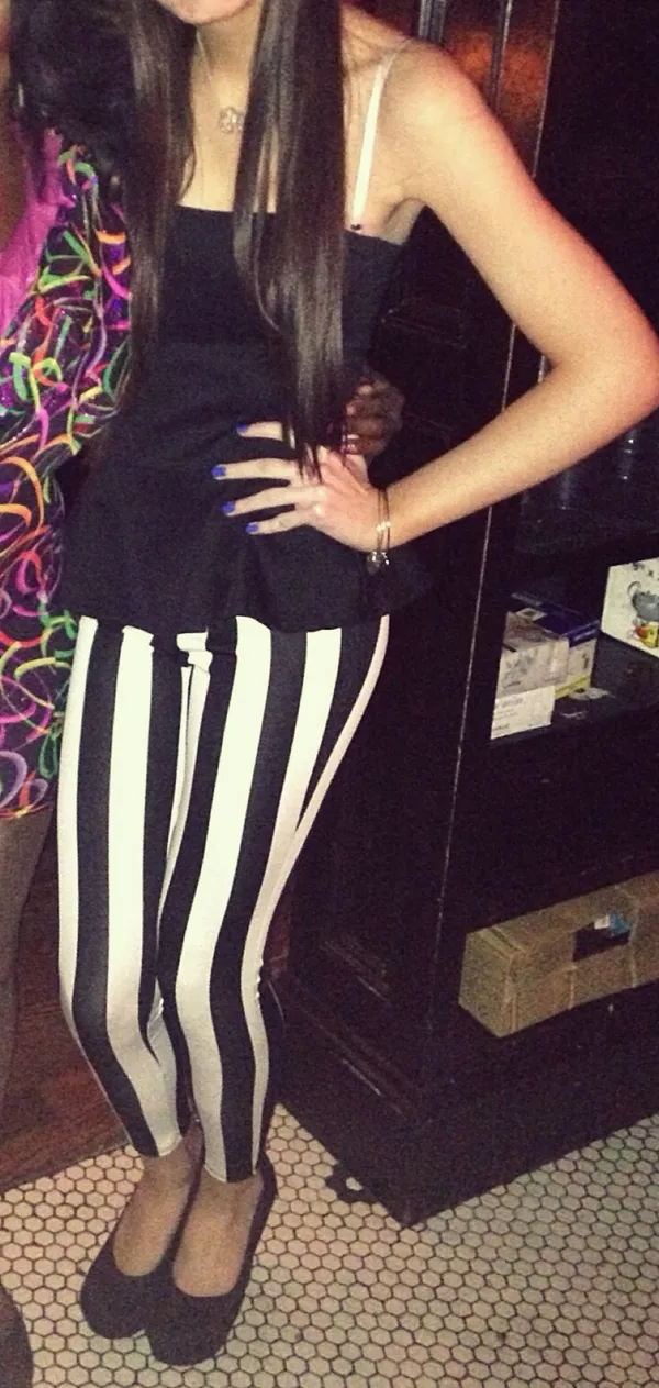 Striped Going Out Jumpsuit Multi - Image 2