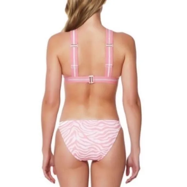 NWT Sanctuary Pink Zebra Animal Print Bikini - Image 2