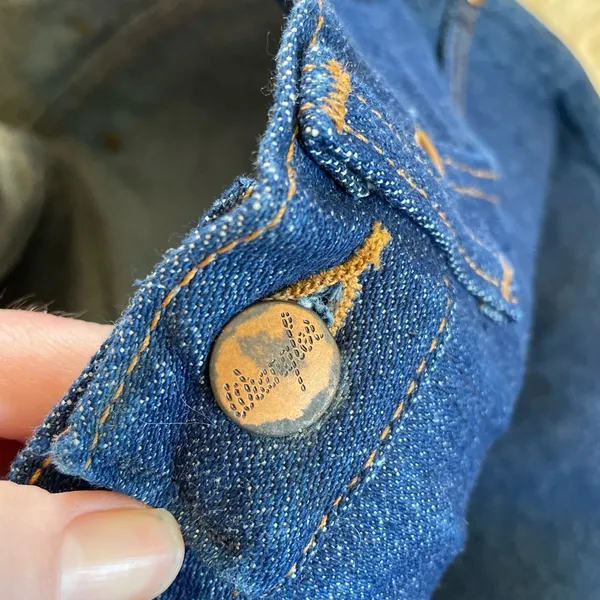 Deadstock vtg Wrangler denim 90s vintage jeans long inseam classic fit loose fit - Image 6