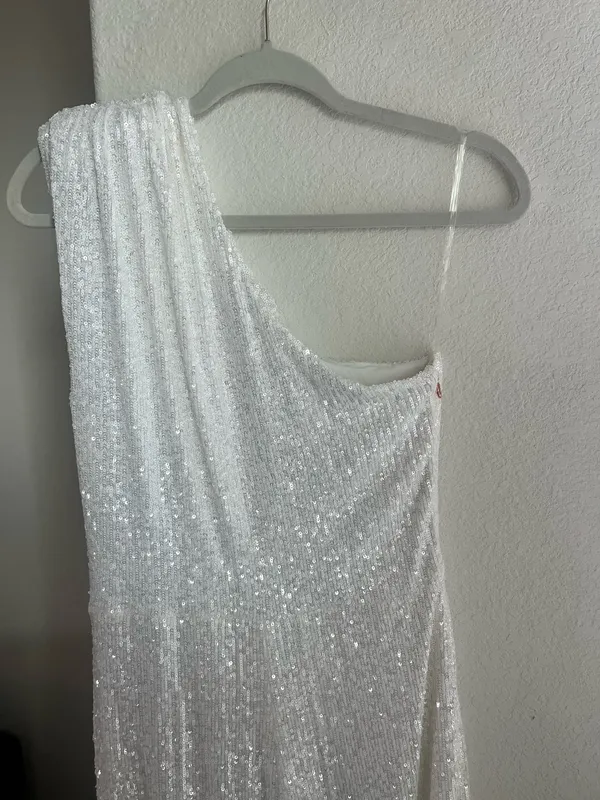 Nookie Sequin Treasure One-Shoulder Jumpsuit - Image 2