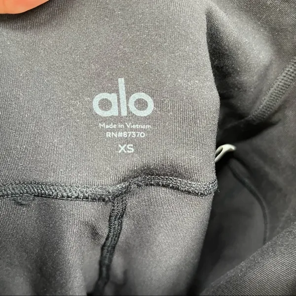 Alo High-Waist Moto Legging Black size XS - Image 4