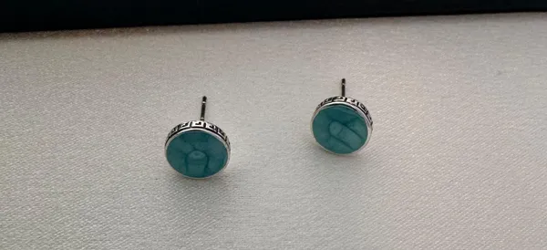 8mm Galaxy Stud Earrings for Men Women - Image 3