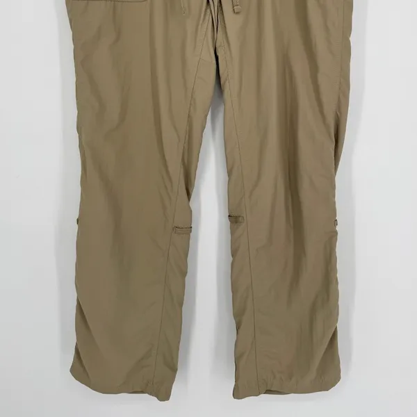The North Face Hiking Pants Size 16 Khaki Outdoor Convertible Roll Up‎ Gorpcore - Image 5