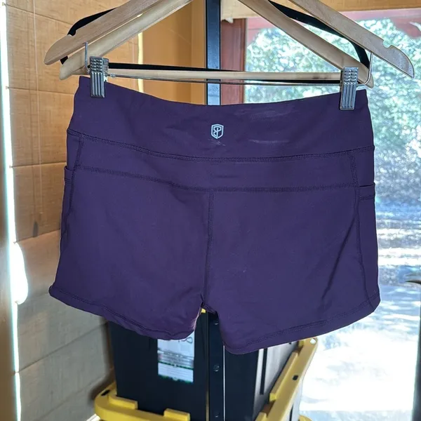 Born Primitive DOUBLE TAKE BOOTY SHORT w/ Side Pockets Size Medium Purple - Image 5