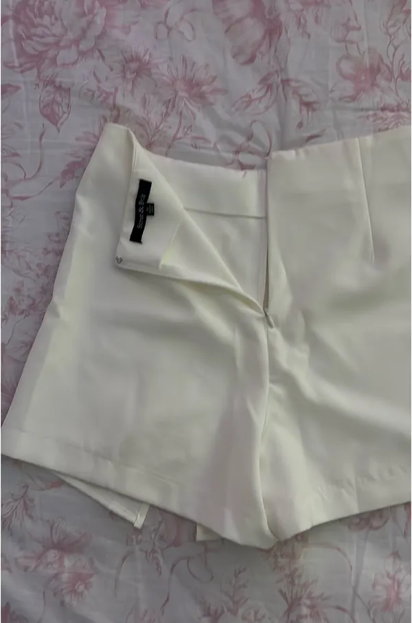 White Strut & Bolt Skort - Image 3