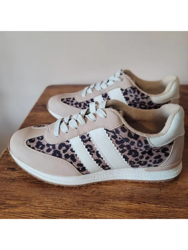 Dolce Vita Leopard Women's Minimal Normcore Sneaker Sz 7 New - Image 5