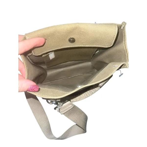 ✨ZARA LIVELINESS TEXT CANVAS MINI TOTE BAG✨ - Image 8