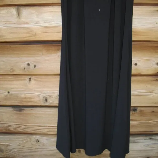 MAC DUGGAL 2260 Black High Neck Sleeveless Beaded Jersey Fitted Gown Size 6 - Image 9