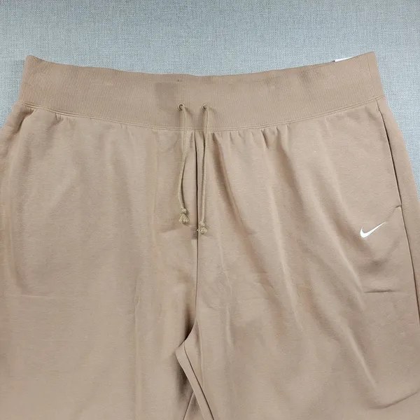Nike Womens Sweatpants Size 4X Tan Phoenix Fleece Oversized Fit High Rise NEW - Image 7