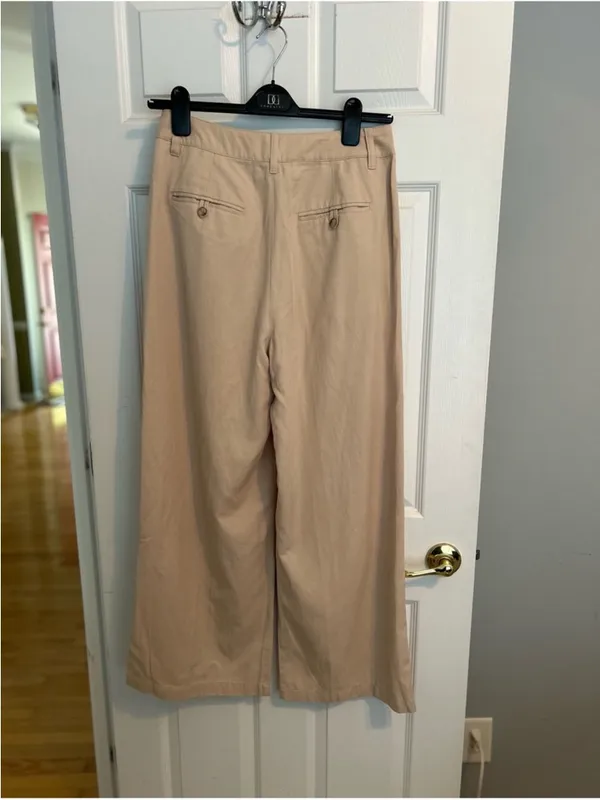 Madewell The Harlow Wide-Leg Pants in Tan - Image 5
