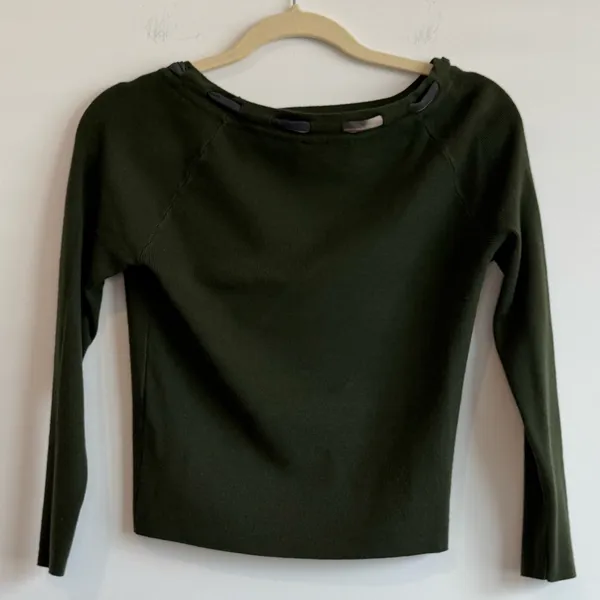 La Vila Milano Sweater Green Size XS - Image 2