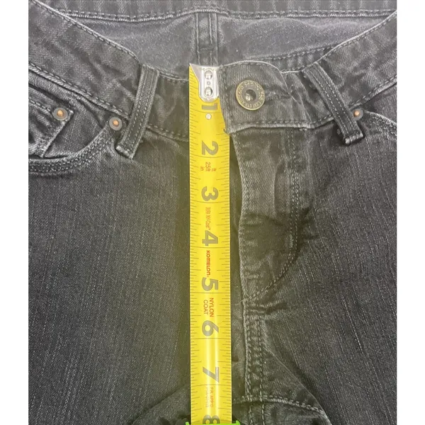 Levi’s Black-Denim Boot Leg Light Stretch Jeans Women's 29x32 (8) - Image 5