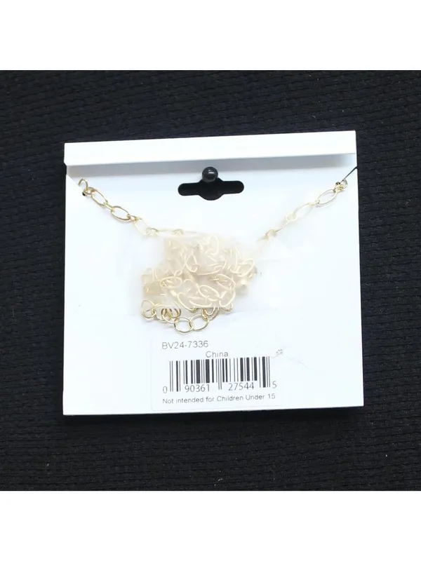 NWT Hope Heart Awareness Ribbon Necklace Gold Multi 17" + 3" - Image 2