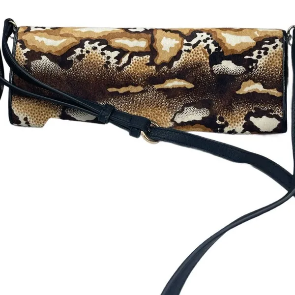 Aldo leather Chetah print crossbody clutch - Image 2