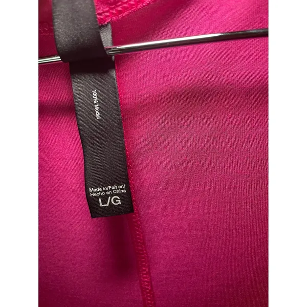 Victorias Secret Super Model Essentials Pink Modal Sleep Shirt Nightgown LG - Image 4