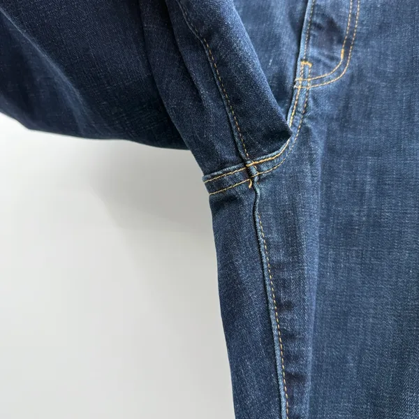 Levi's 721 High‎ Rise Skinny Jeans Dark Wash Sz 32 Plus - Image 6