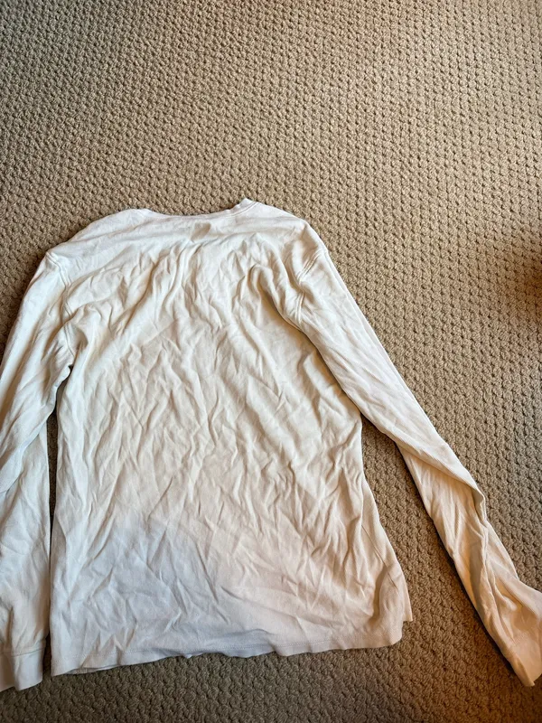 Burt’s Bees Baby long sleeve ribbed top White Size XL - Image 4