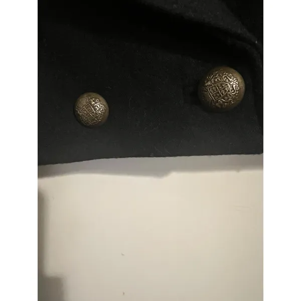 Free People Perry Black Wool Cropped Blazer Jacket Old Money Preppy‎ Buttons - Image 9