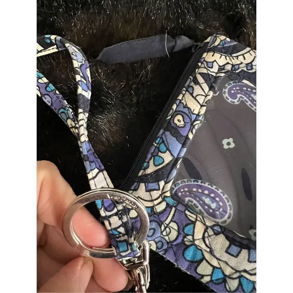 Vera Bradley Zip ID Case Deep Night Paisley - Image 3