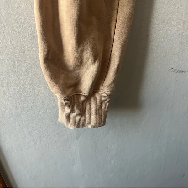 Nike Tan Phoenix Fleece Joggers Size Small - Image 5