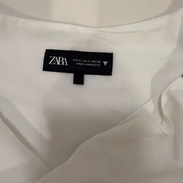 Zara Elegant White Romper - Image 2