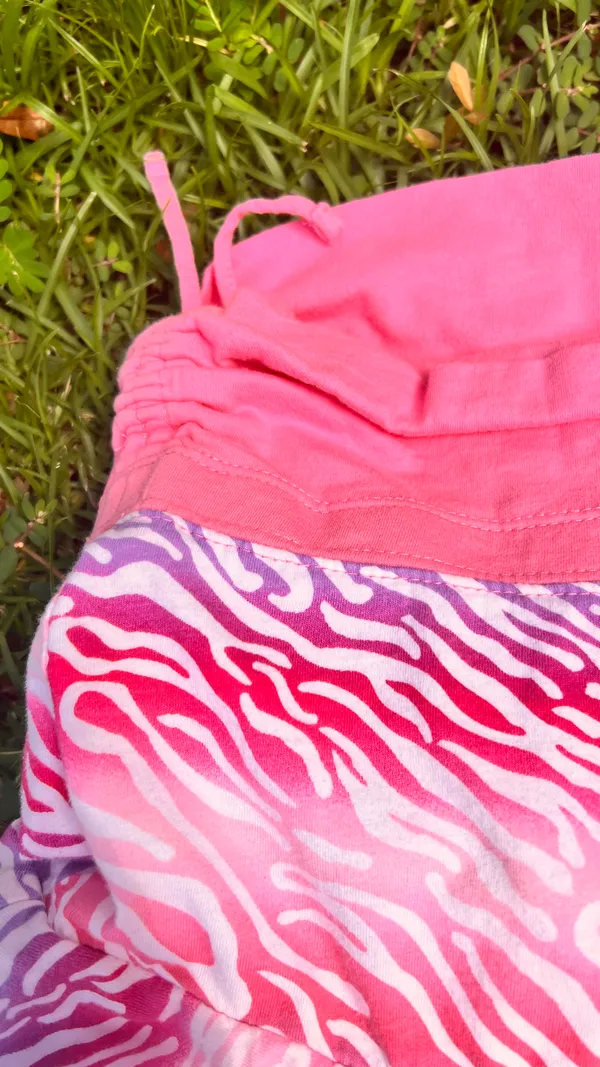 Canyon River Blues Pink Tiger Striped Skorts For Girls - Image 4