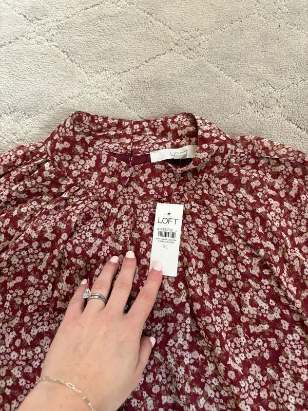 NWT loft blouse size XL - Image 4