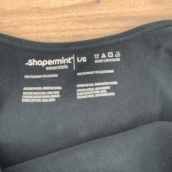 Shapermint Essentials All Day Every Day Scoop Neck Cami L Black - Image 3