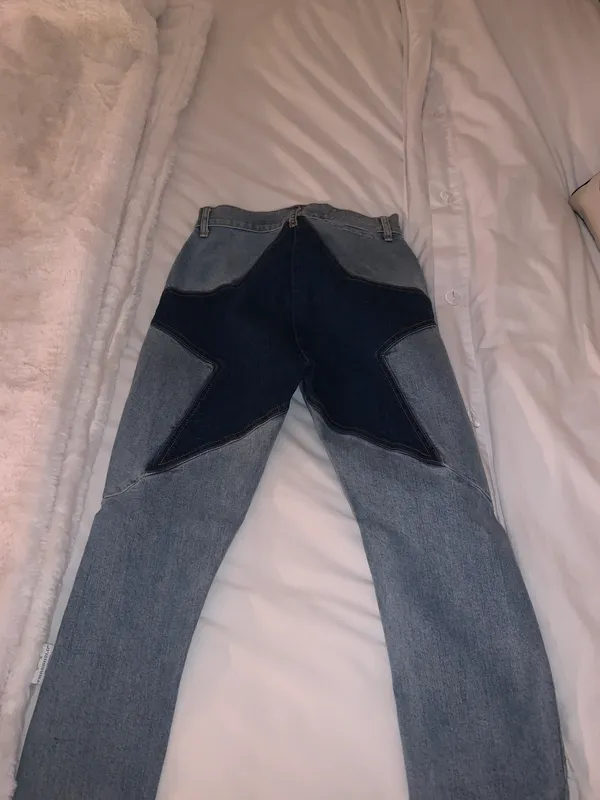 Revice Denim Light Wash Star Jeans - Image 3