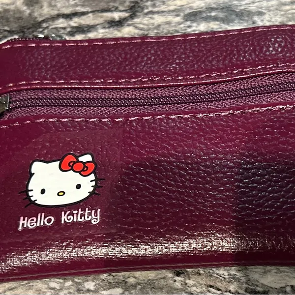 Hello Kitty  Pouch - Burgundy. NWOT - Image 2