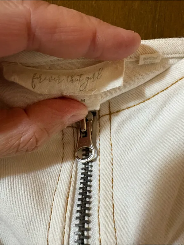 Forever That Girl Anthropologie Overall Midi Dress in White - Image 4