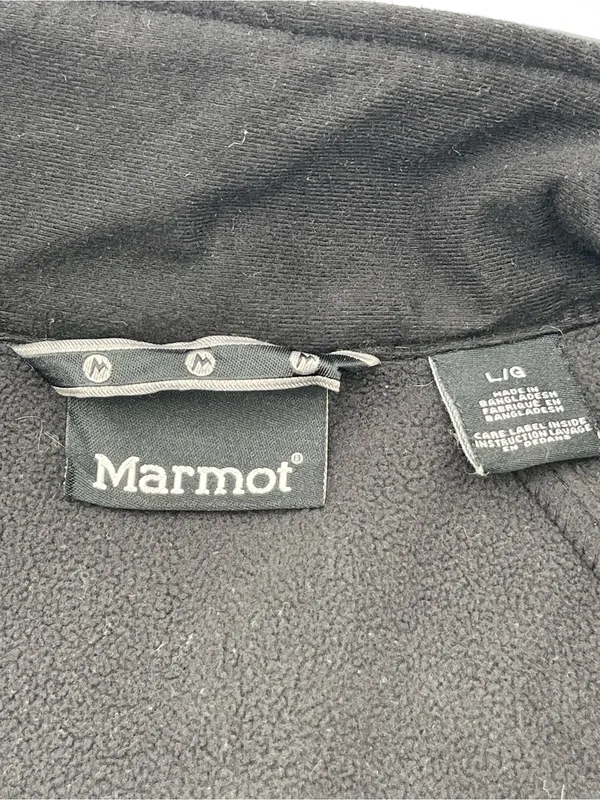 Marmot Gravity Soft Shell Jacket Womens Large Black Full Zip Long Sleeve Zip - Image 8