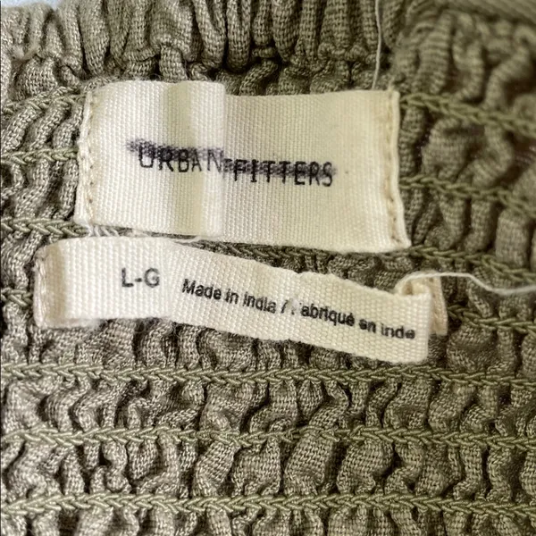Urban Outfitters Olive Marci Bustier Romper - Image 5