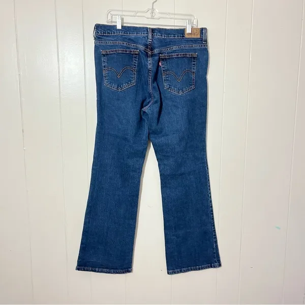 Levi’s 515 Bootcut Jeans Women’s Size 14 Medium Wash Mid Rise Denim - Image 7
