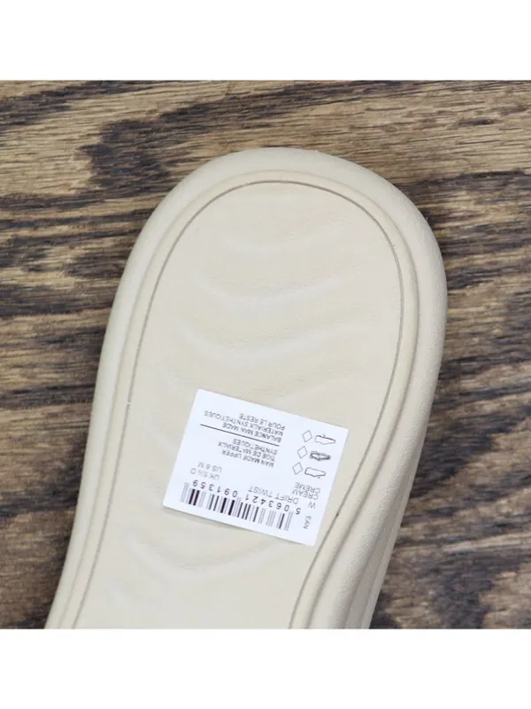 NWT Clarks Drift Twist Wedge Slide Sandals 26181604 Cream Off White 8M - Image 16