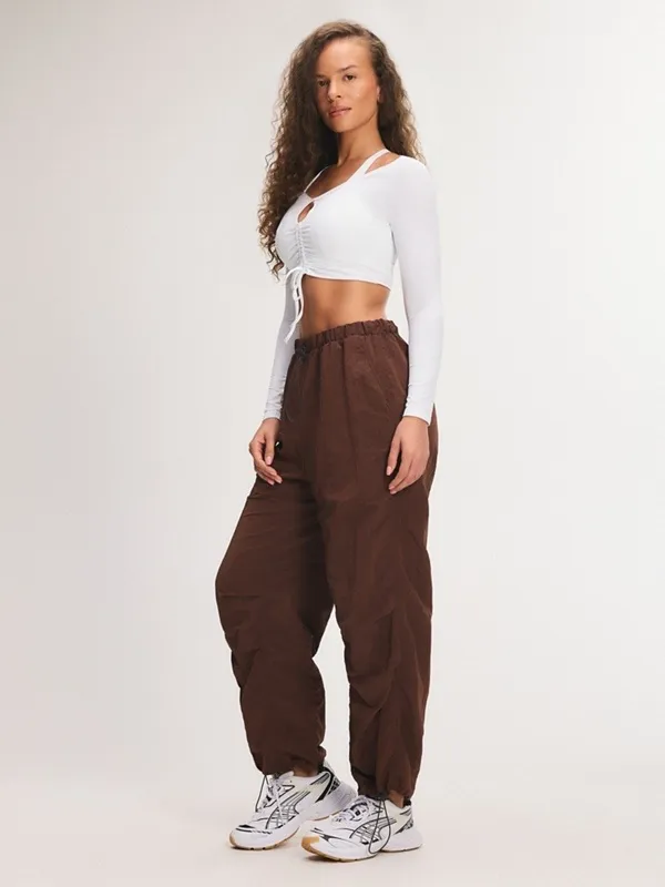 Savage X Fenty City Girl Hike Pants XL Cedar Brown NWT Utility Gorpcore - Image 3