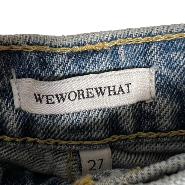 WeWoreWhat Dani Modern Boyfriend Denim Blue Jeans Size 27 - Image 7