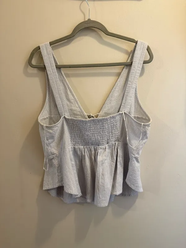 Free People Peplum Tank Top Striped - Image 2